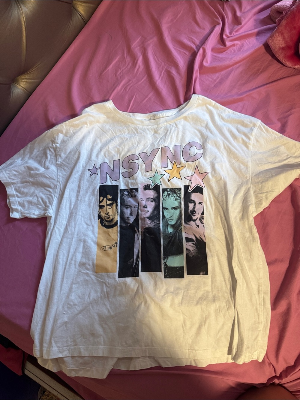Graphic Band Tee - White